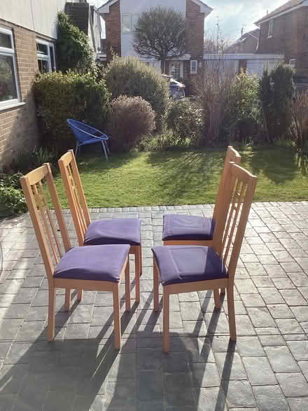 Photo of free 4 dining room chairs (Wallingford) #1