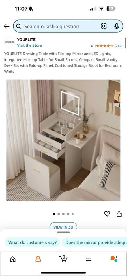 Photo of free Vanity desk with chair (Loughton IG10) #2