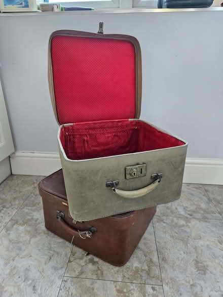 Photo of free Two Vintage Suitcases (Edmonton N21) #1