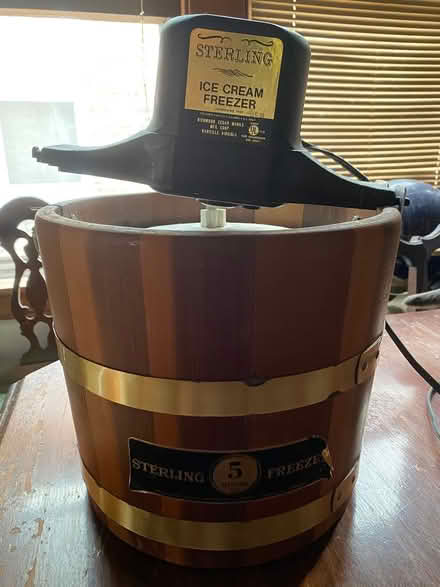 Photo of free Ca 1970s Sterling Ice Cream Maker (Berwyn) #1