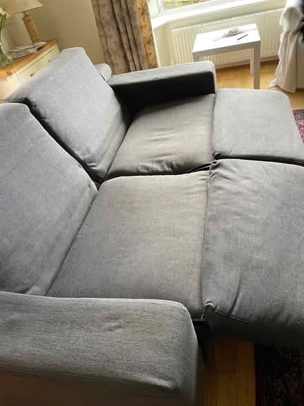 Photo of free Alan Ward recliner 3 seater sofa grey (Hazler SY6) #1