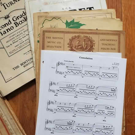 Photo of free Old piano sheet music (Ann Arbor Northwest Side) #2