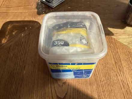 Photo of free Tile spacers (Market Drayton.) #1