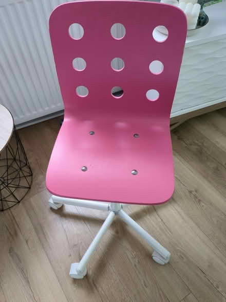 Photo of free Pink chair (PE19, St Neots, Love's Farm) #1