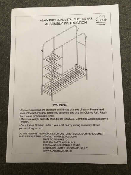 Photo of free Clothes Rail (CT10) #3