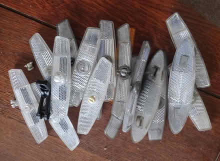 Photo of free Bunch of used wheel reflectors for bicycles (Woodlands TW7) #1