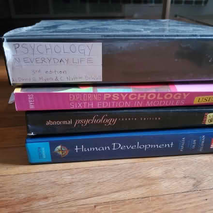 Photo of free Psychology textbooks (Ann Arbor Northwest Side) #1
