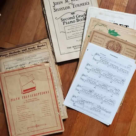 Photo of free Old piano sheet music (Ann Arbor Northwest Side) #1