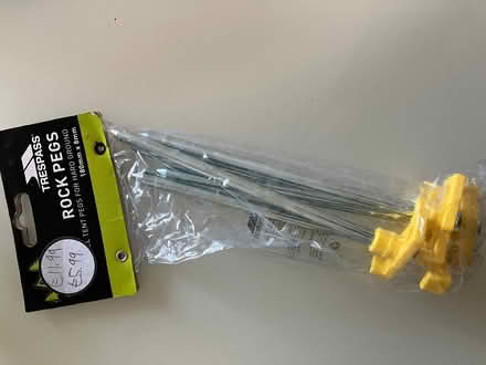 Photo of free Tent pegs & lump hammer (Ballymore Eustace) #1