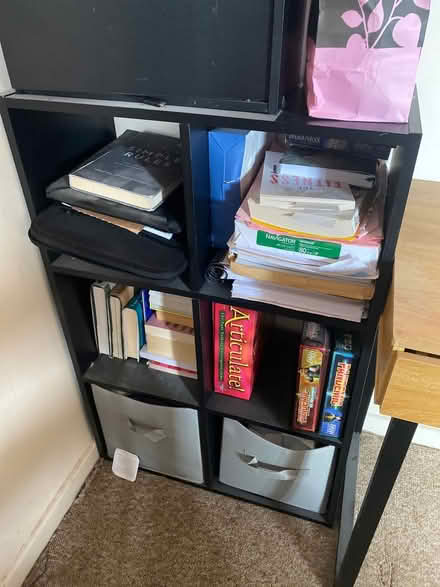 Photo of free Small black bookcase (Windsor Quay, Cardiff CF11) #1