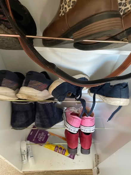 Photo of free Shoe storage cabinet with mirror front (Hazler SY6) #2