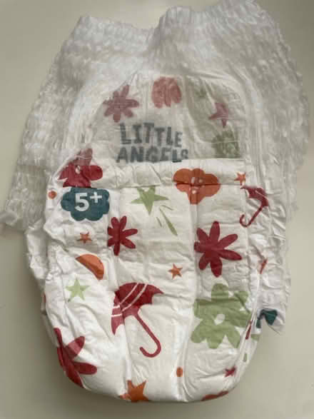 Photo of free 22x size 5 Little Angels nappies (SM4) #1