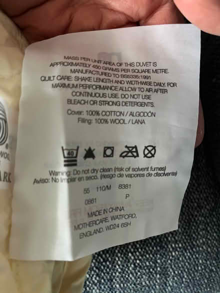 Photo of free child / toddler duvet (Craigmount EH12) #3