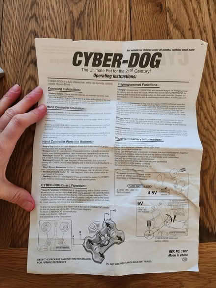 Photo of free Cyber dog - display toy (CT19) #3