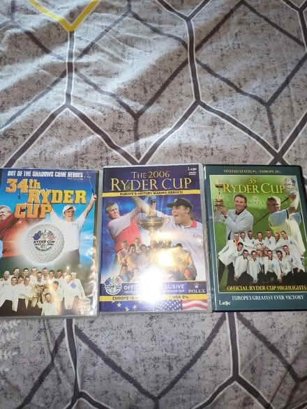 Photo of free X3 DVD Golf Ryder cup (Braintree CM7) #1