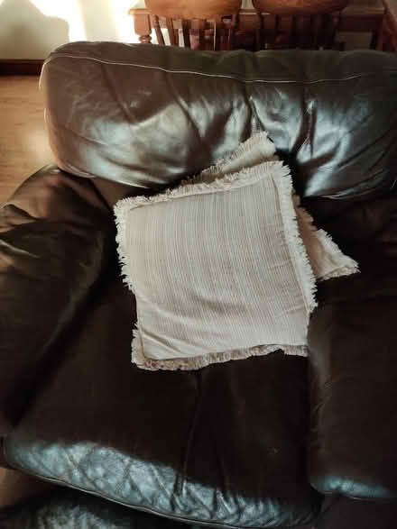 Photo of free 3 piece leather suite. (Chingford E4) #3