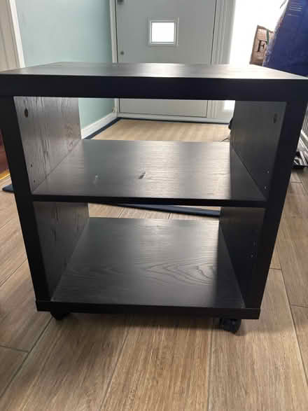 Photo of free IKEA black/ brown bedside table (Wheathampstead) #1