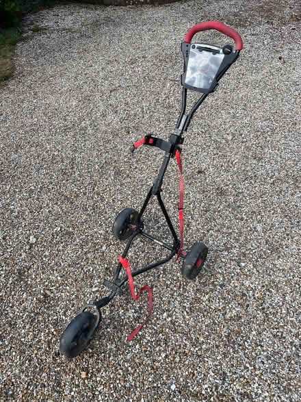 Photo of free Golf trolley for junior / small bag (Mortimer RG7) #1