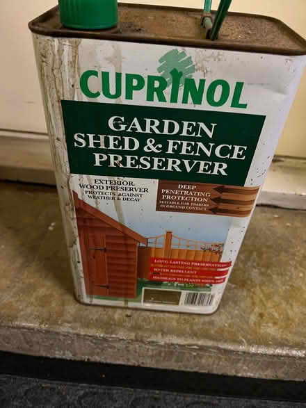 Photo of free Cuprinol fence/shed preserver (Spring Park CR0) #1