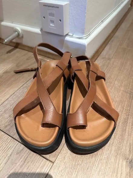 Photo of free Other Stories Brown Leather Sandal (Maryland Station E15) #1