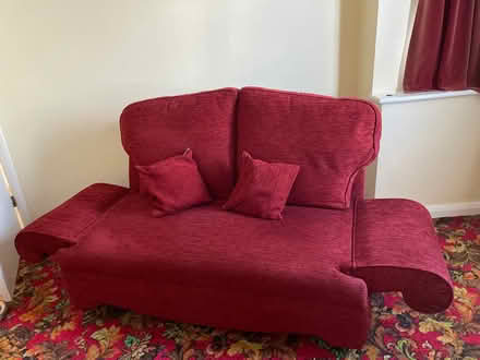 Photo of free 2 seater sofa convert to bed (Shirley CRO) #2