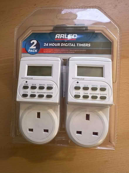 Photo of free Arlec 24 Hour Digital Timers – 2 packs of 2 units - White (m (Cox Green SL6) #1