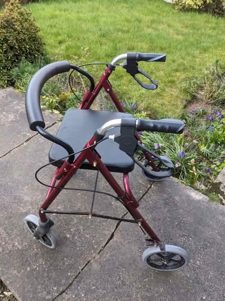 Photo of free 4 Wheeled Walker with Brakes and Seat (IP3) #1