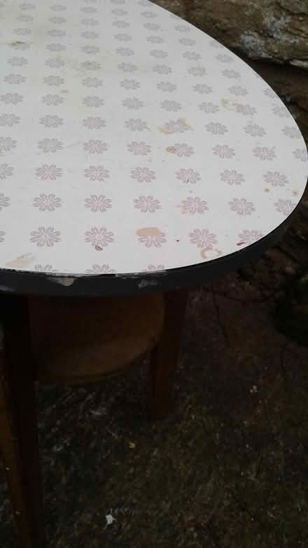 Photo of free Formica topped wood small table (OX25 Upper Heyford) #2