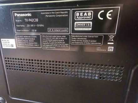 Photo of free 42" Plasma TV & stand/unit (Paignton) #1