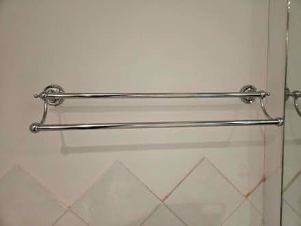 Photo of free Double towel rail 63cm length (Church RG2) #2