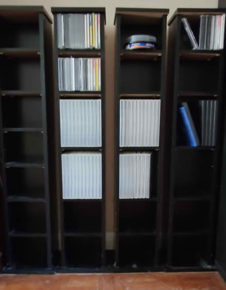 Photo of free 2 black CD/DVD storage units (Woking) #1