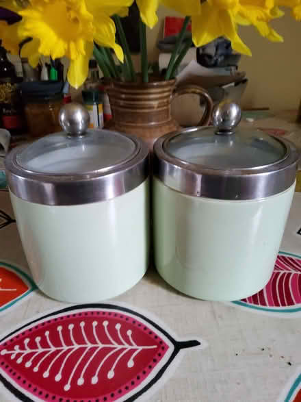 Photo of free Tea/coffee canisters (Marsh LA1) #1