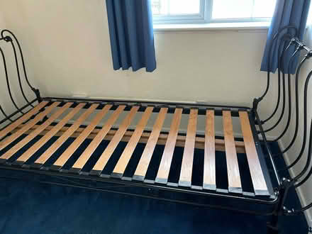 Photo of free Sleigh single bed frame (Welwyn Garden City AL7) #1