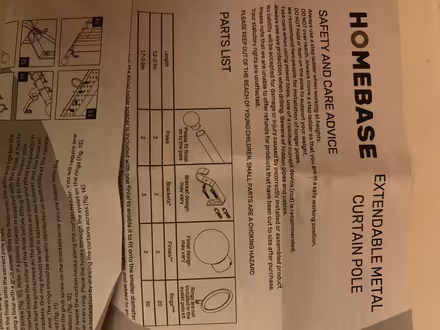 Photo of free Curtain rings and fixtures (EH3) #2