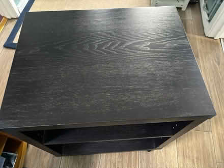 Photo of free IKEA black/ brown bedside table (Wheathampstead) #2