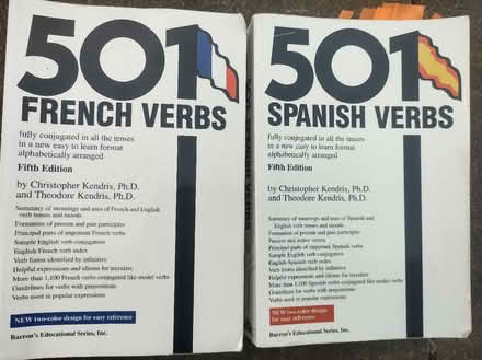 Photo of free French and Spanish verb books (Netherton) #1