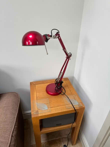 Photo of free Table top Red angle poise light (Penn Bucks) #1