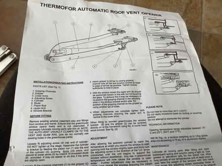 Photo of free Bayliss Autovent for greenhouse or cold frame (Deanburn EH26) #4