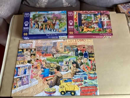 Photo of free 3 puzzles 500 pieces (Fords Farm RG30) #1