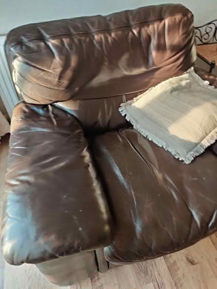 Photo of free 3 piece leather suite. (Chingford E4) #1