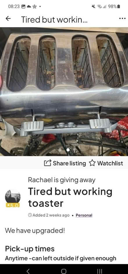 Photo of free Toaster (SL6 maidenhead) #1