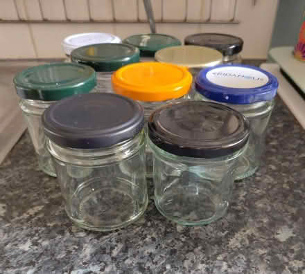 Photo of free Small glass jars x 10 with screw top lids (Cotham BS6) #1