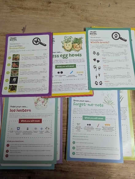 Photo of free Mud and bloom activity cards (Penrith CA11) #1