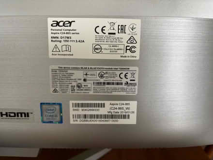 Photo of free ACER Aspire C24 computer (Leighton Buzzard LU7) #2