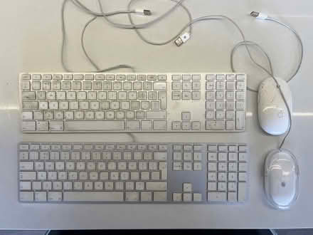 Photo of free Apple Keyboard and Mouse x2 (Staines TW18) #1