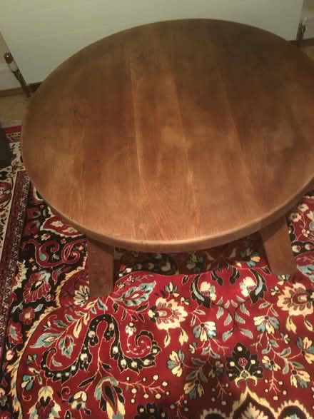 Photo of free Circular wood coffee table (High Brooms TN4) #1