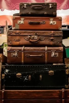 Photo of Old hard shell suitcases (Saint Andrew Auckland DL14) #1