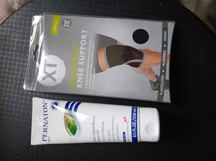 Photo of free Small knee support and Pernaton gel (Hayes BR2) #1