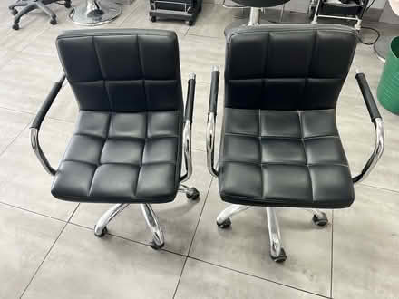 Photo of free Black swivel chairs (Coney Hall BR4) #1