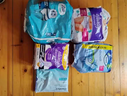 Photo of free Womens incontinence pads & pants (Seafield EH7) #1